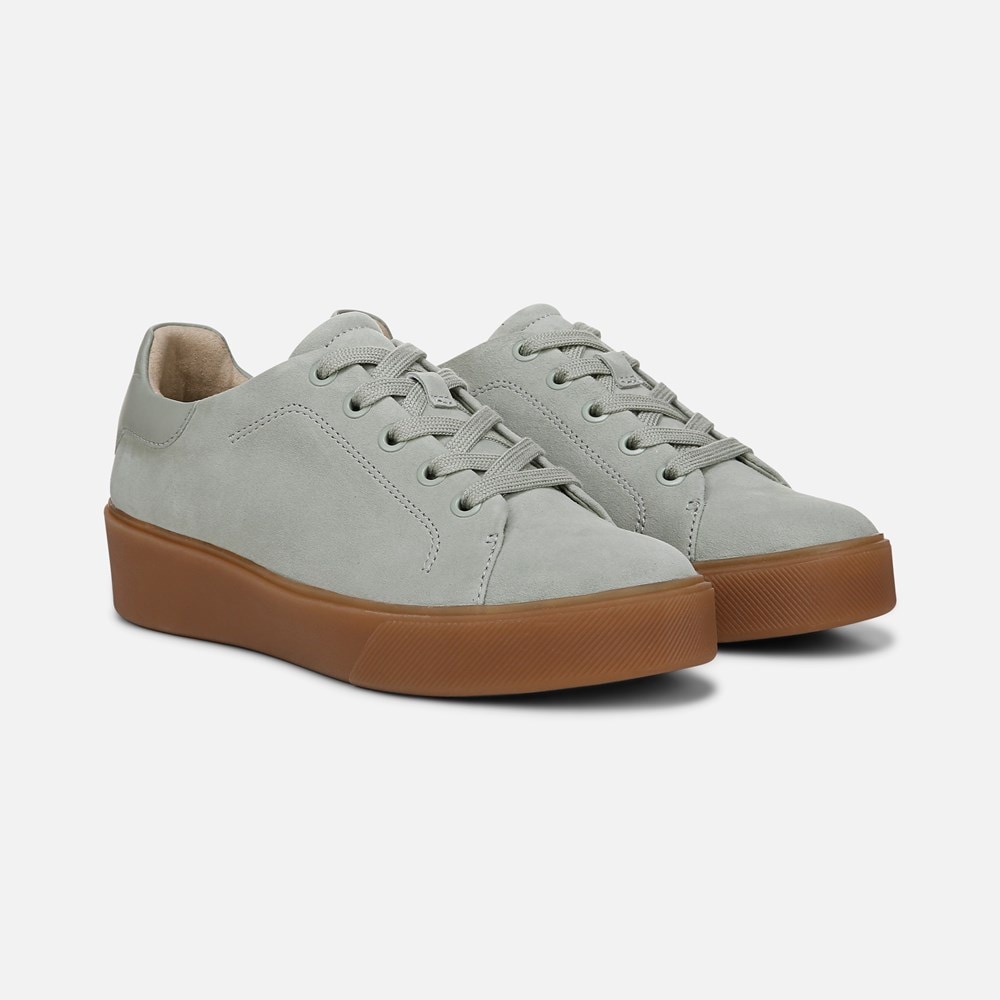 Naturalizer Morrison 2.0 Lace Up Sneaker - Pistachio Green Suede Naturalizer Morrison 2.0 Lace Up Sneaker - Pistachio Green Suede