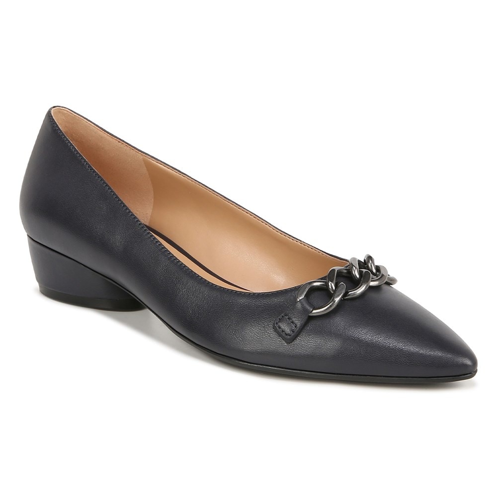 Naturalizer Becca Flat - Navy Blue Leather Naturalizer Becca Flat - Navy Blue Leather