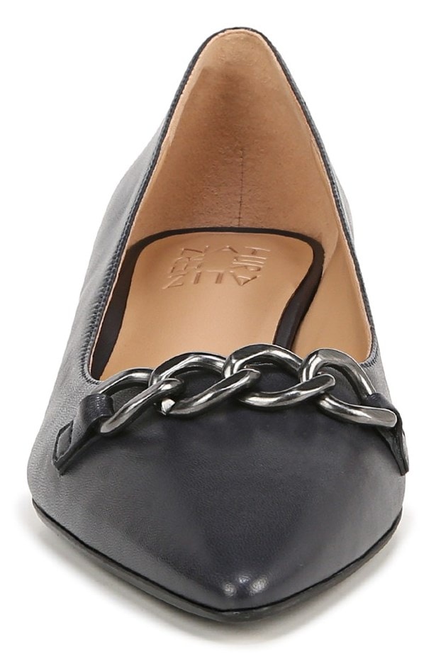 Naturalizer Becca Flat - Navy Blue Leather Naturalizer Becca Flat - Navy Blue Leather