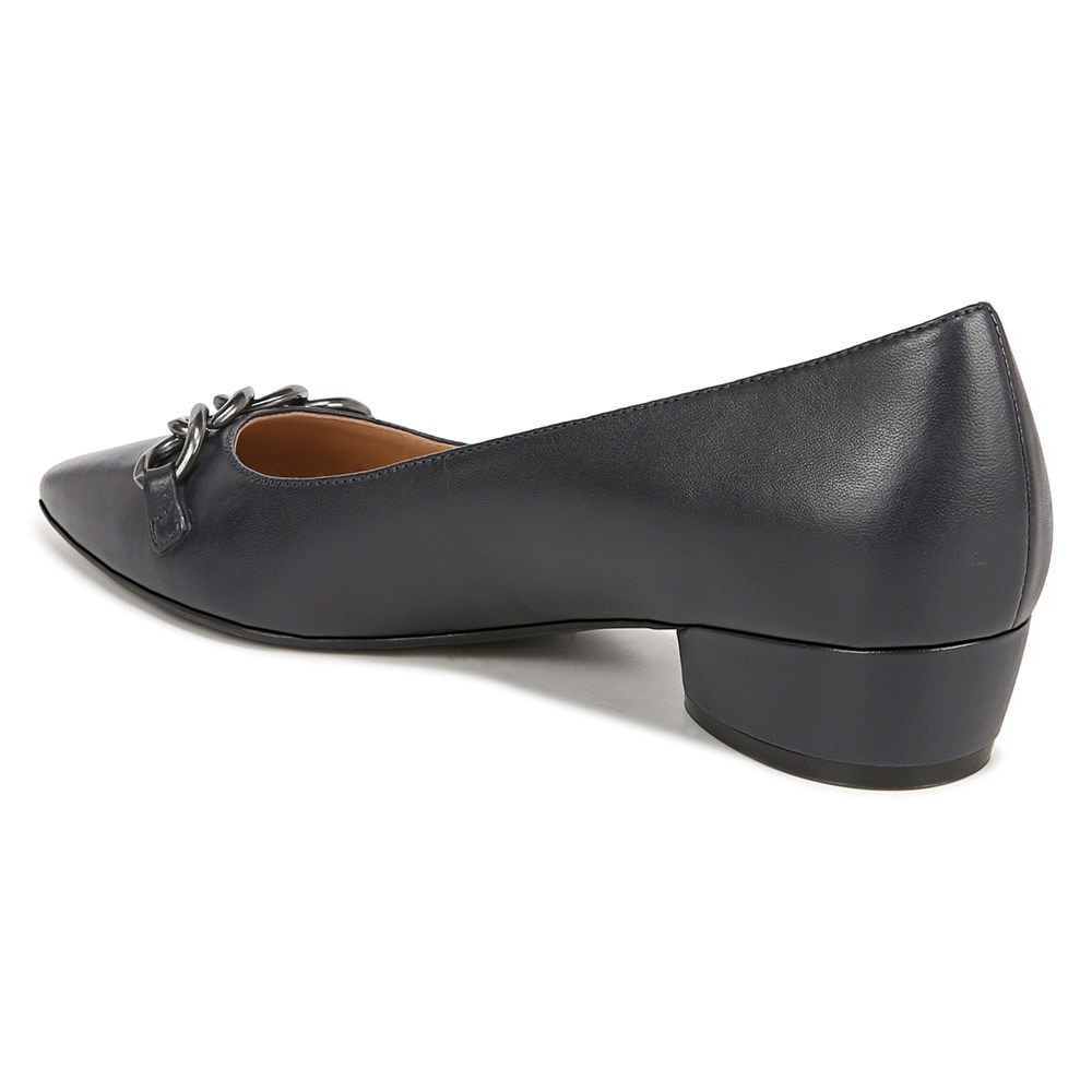 Naturalizer Becca Flat - Navy Blue Leather Naturalizer Becca Flat - Navy Blue Leather