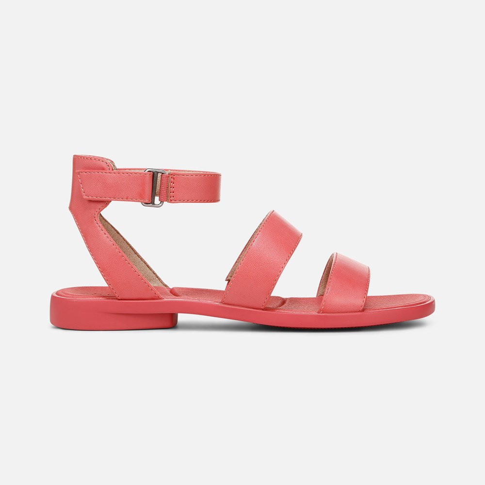 Naturalizer SOUL Fiesta Strappy Sandal - Coral Faux Leather Naturalizer SOUL Fiesta Strappy Sandal - Coral Faux Leather