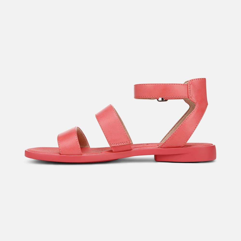 Naturalizer SOUL Fiesta Strappy Sandal - Coral Faux Leather Naturalizer SOUL Fiesta Strappy Sandal - Coral Faux Leather