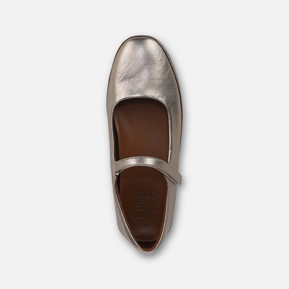 Naturalizer Behold 2 Mary Jane - Warm Silver Leather Naturalizer Behold 2 Mary Jane - Warm Silver Leather