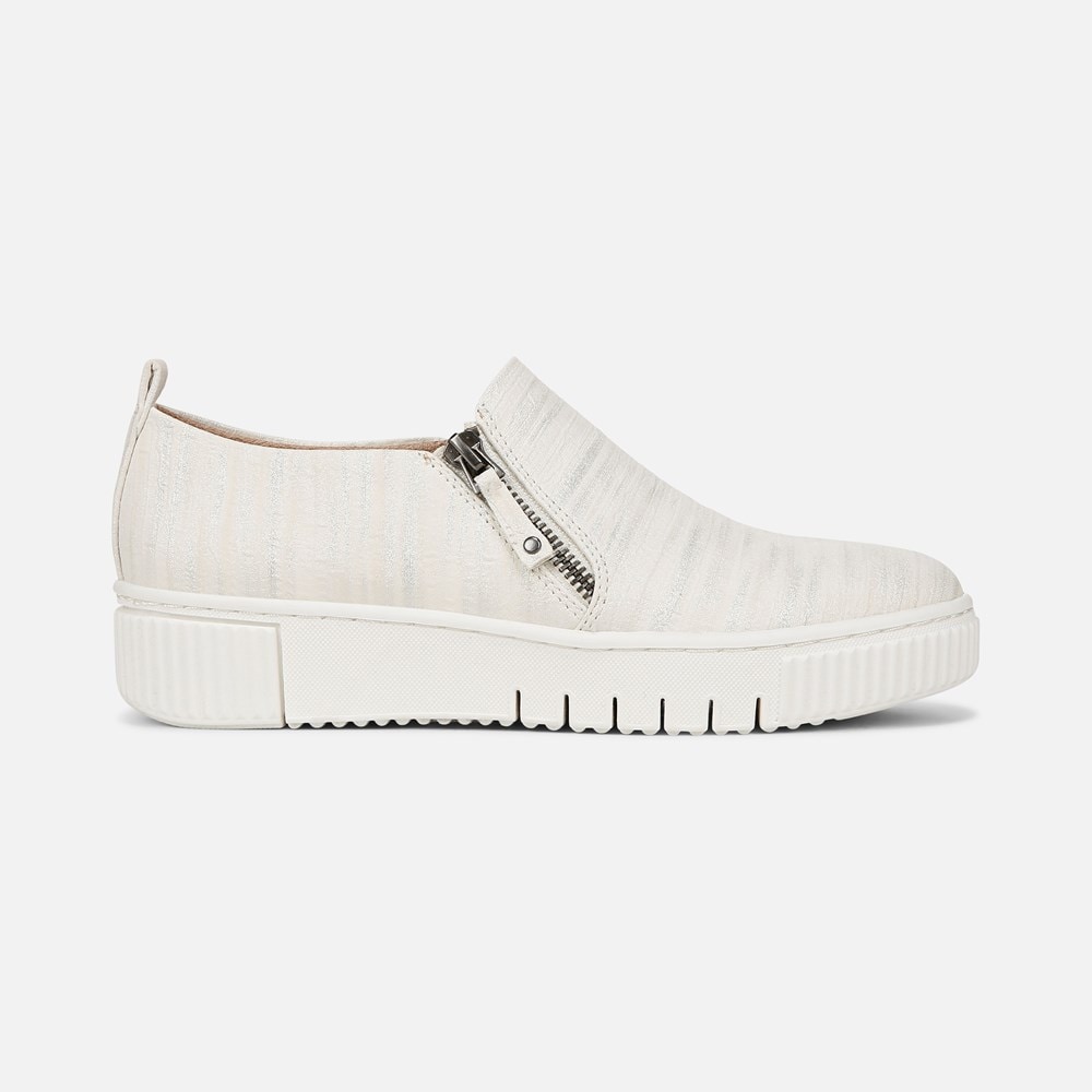 Naturalizer SOUL Turner Slip On Sneaker - White Metallic Faux Leather Naturalizer SOUL Turner Slip On Sneaker - White Metallic Faux Leather