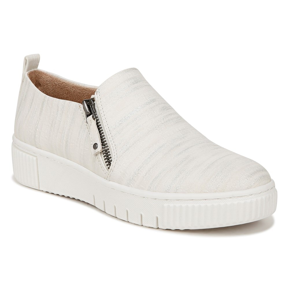 Naturalizer SOUL Turner Slip On Sneaker - White Metallic Faux Leather Naturalizer SOUL Turner Slip On Sneaker - White Metallic Faux Leather