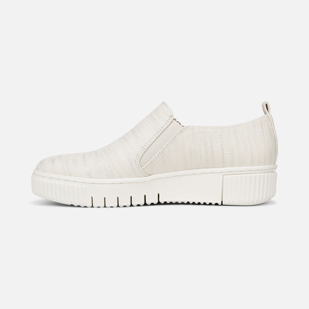 Naturalizer SOUL Turner Slip On Sneaker - White Metallic Faux Leather Naturalizer SOUL Turner Slip On Sneaker - White Metallic Faux Leather