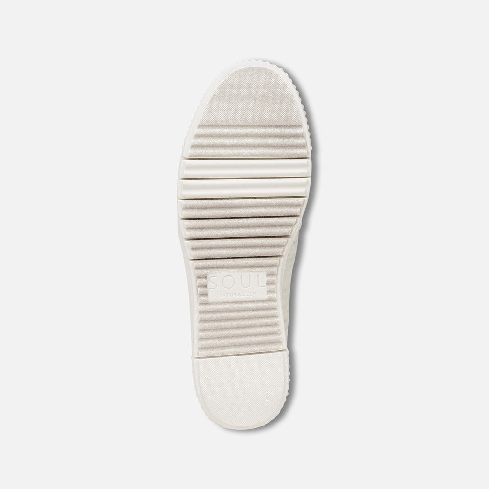 Naturalizer SOUL Turner Slip On Sneaker - White Metallic Faux Leather Naturalizer SOUL Turner Slip On Sneaker - White Metallic Faux Leather