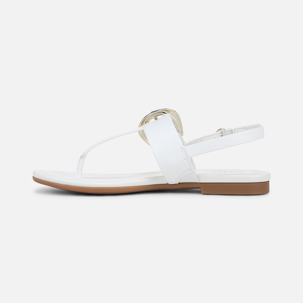 Naturalizer Taylor Sandal - White Leather Naturalizer Taylor Sandal - White Leather