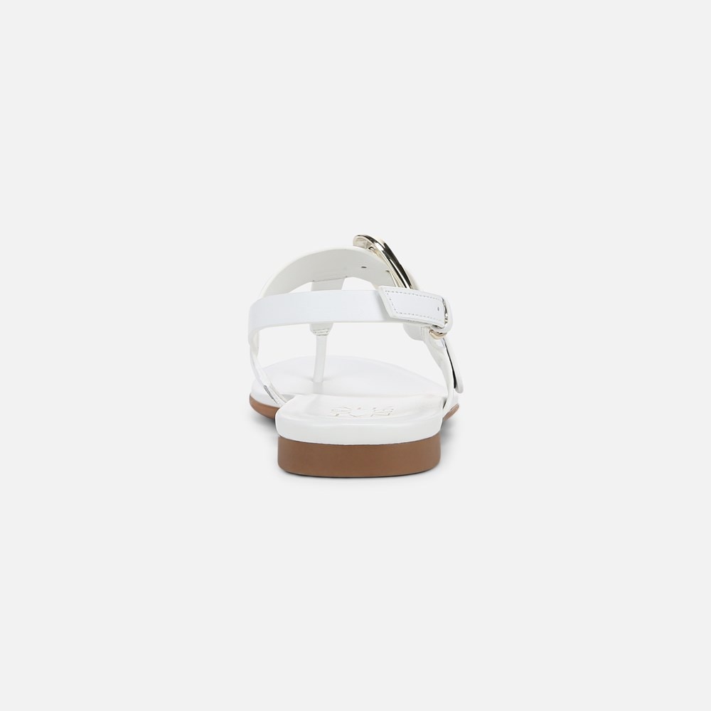 Naturalizer Taylor Sandal - White Leather Naturalizer Taylor Sandal - White Leather