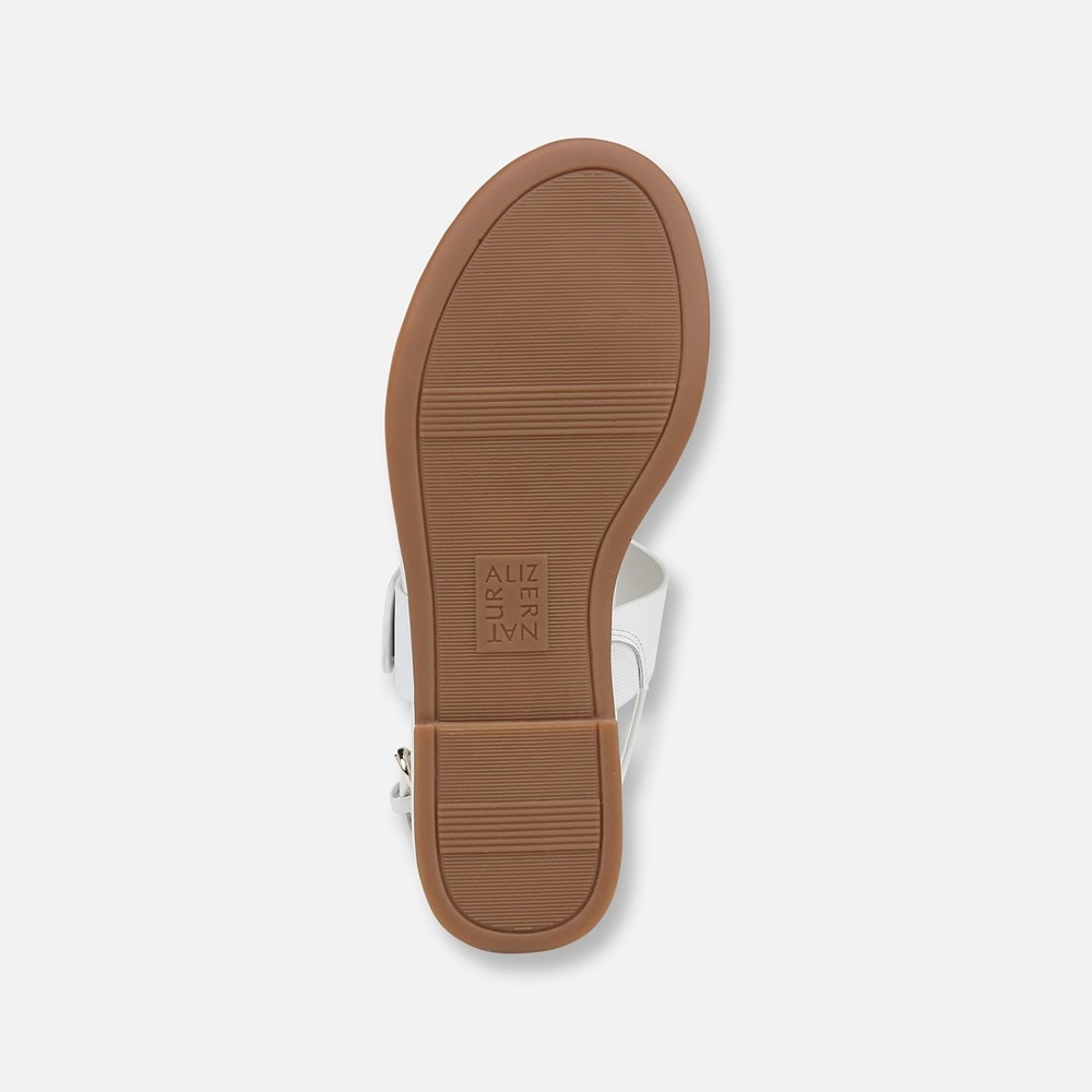 Naturalizer Taylor Sandal - White Leather Naturalizer Taylor Sandal - White Leather