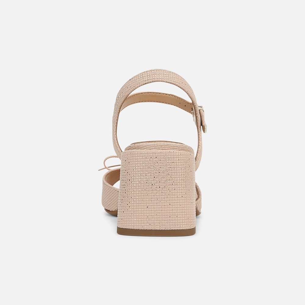 Naturalizer Deandra Dress Sandal - Sand Mettallic Fabric Naturalizer Deandra Dress Sandal - Sand Mettallic Fabric