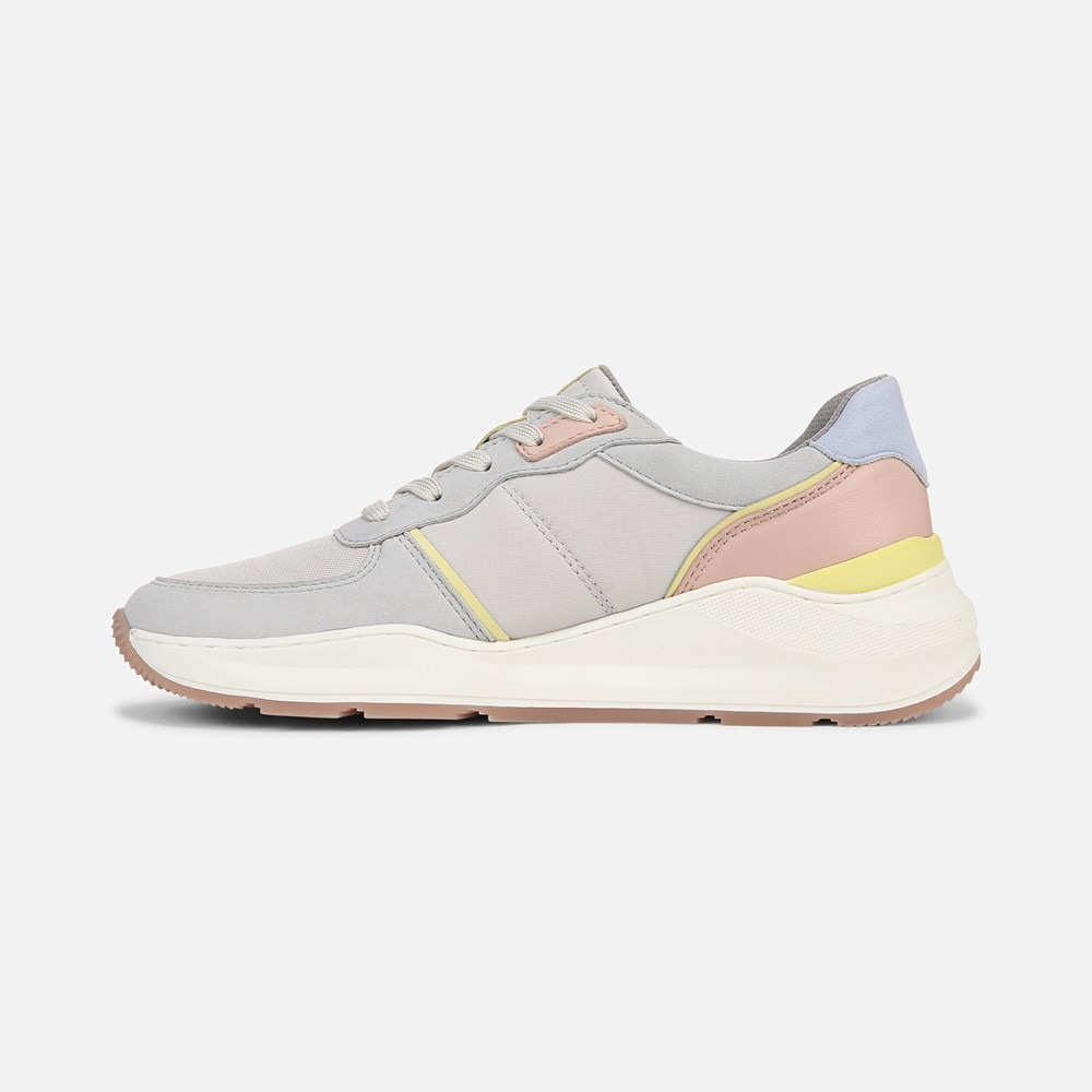 Naturalizer Blossom Lace-up Sneaker - Digital Mist Grey Leather \\u0026 Fabric Naturalizer Blossom Lace-up Sneaker - Digital Mist Grey Leather \\u0026 Fabric