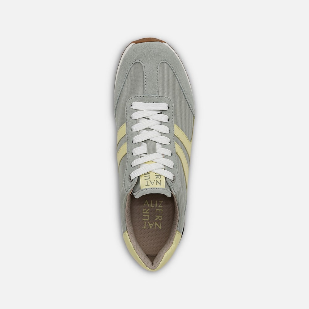 Naturalizer Lorena Lace Up Sneaker - Pistachio Fabric \\u0026 Suede Naturalizer Lorena Lace Up Sneaker - Pistachio Fabric \\u0026 Suede