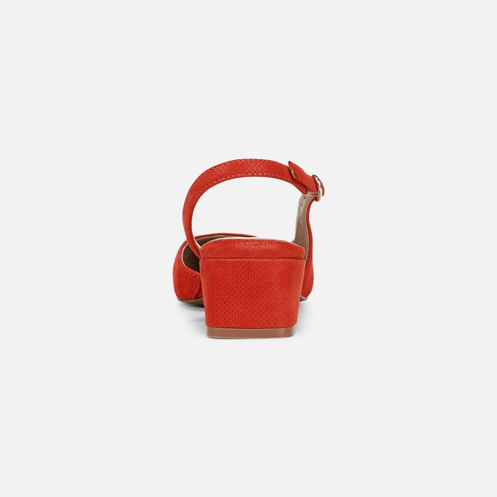 Naturalizer Jayla Slingback Pump - Maserati Red Suede Naturalizer Jayla Slingback Pump - Maserati Red Suede
