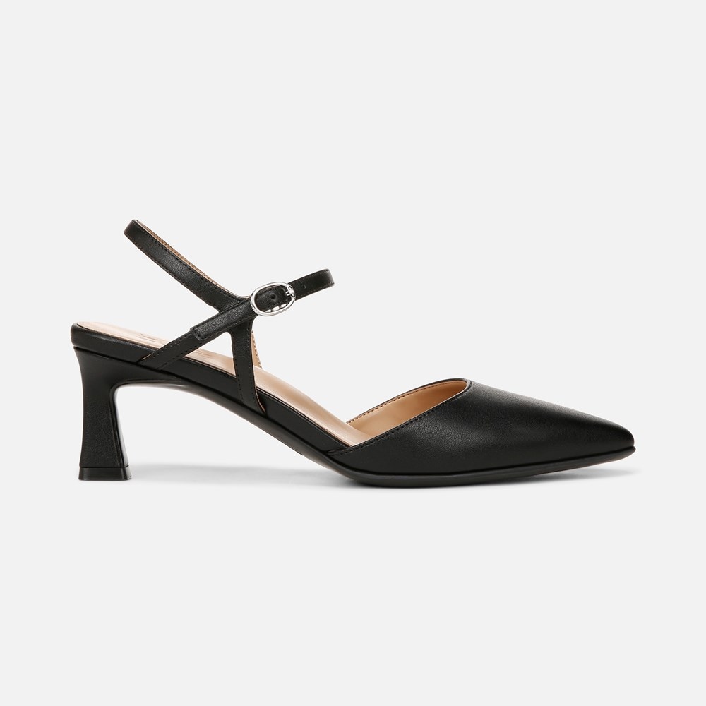 Naturalizer Tara Dress Shoe - Black Faux Leather