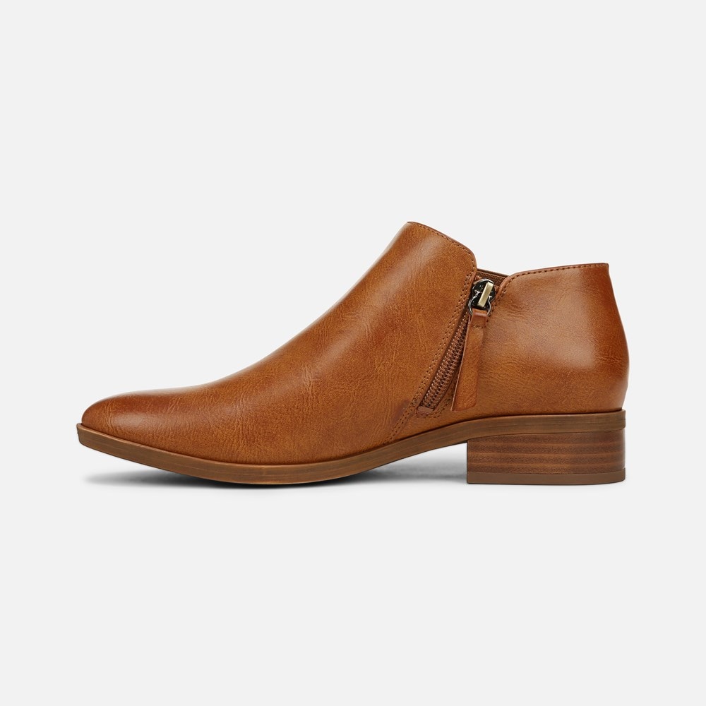 Naturalizer SOUL Respect Ankle Bootie - Gingerbread Brown Faux Leather Naturalizer SOUL Respect Ankle Bootie - Gingerbread Brown Faux Leather