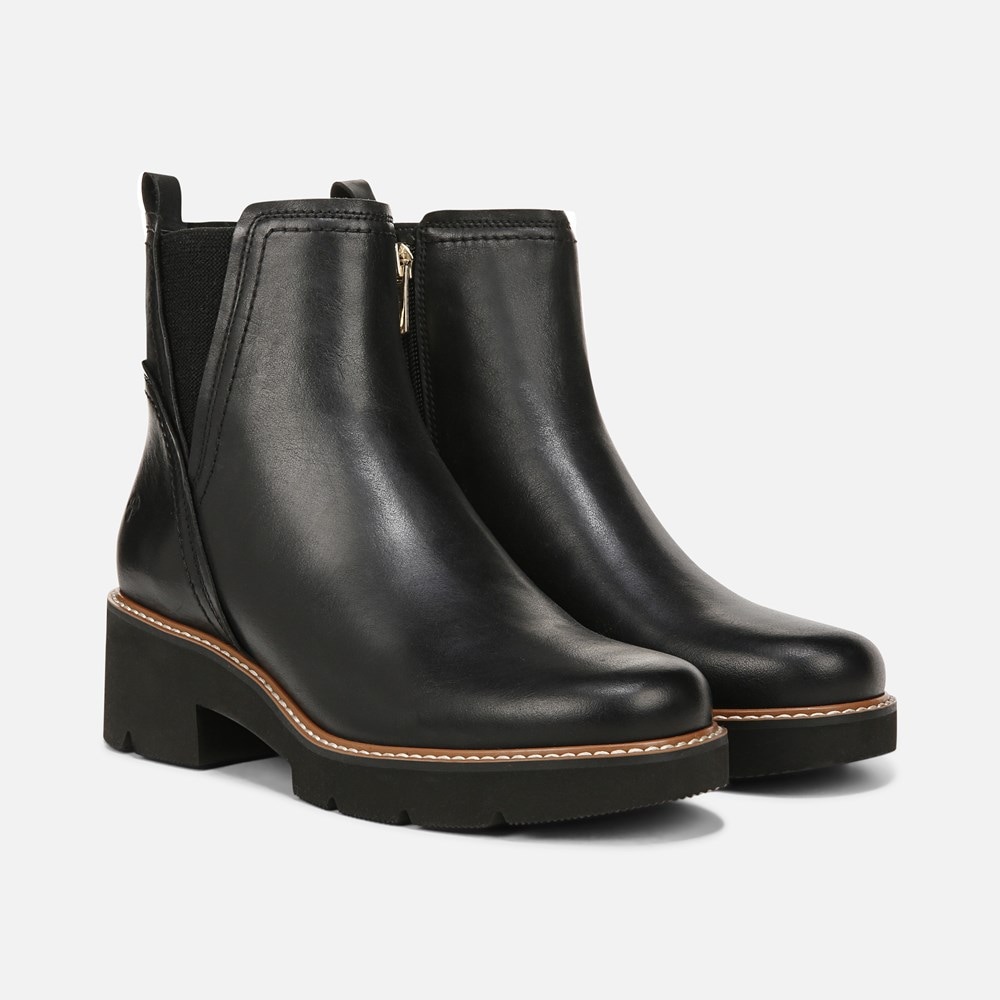 Naturalizer Darry Bootie - Black Leather Naturalizer Darry Bootie - Black Leather