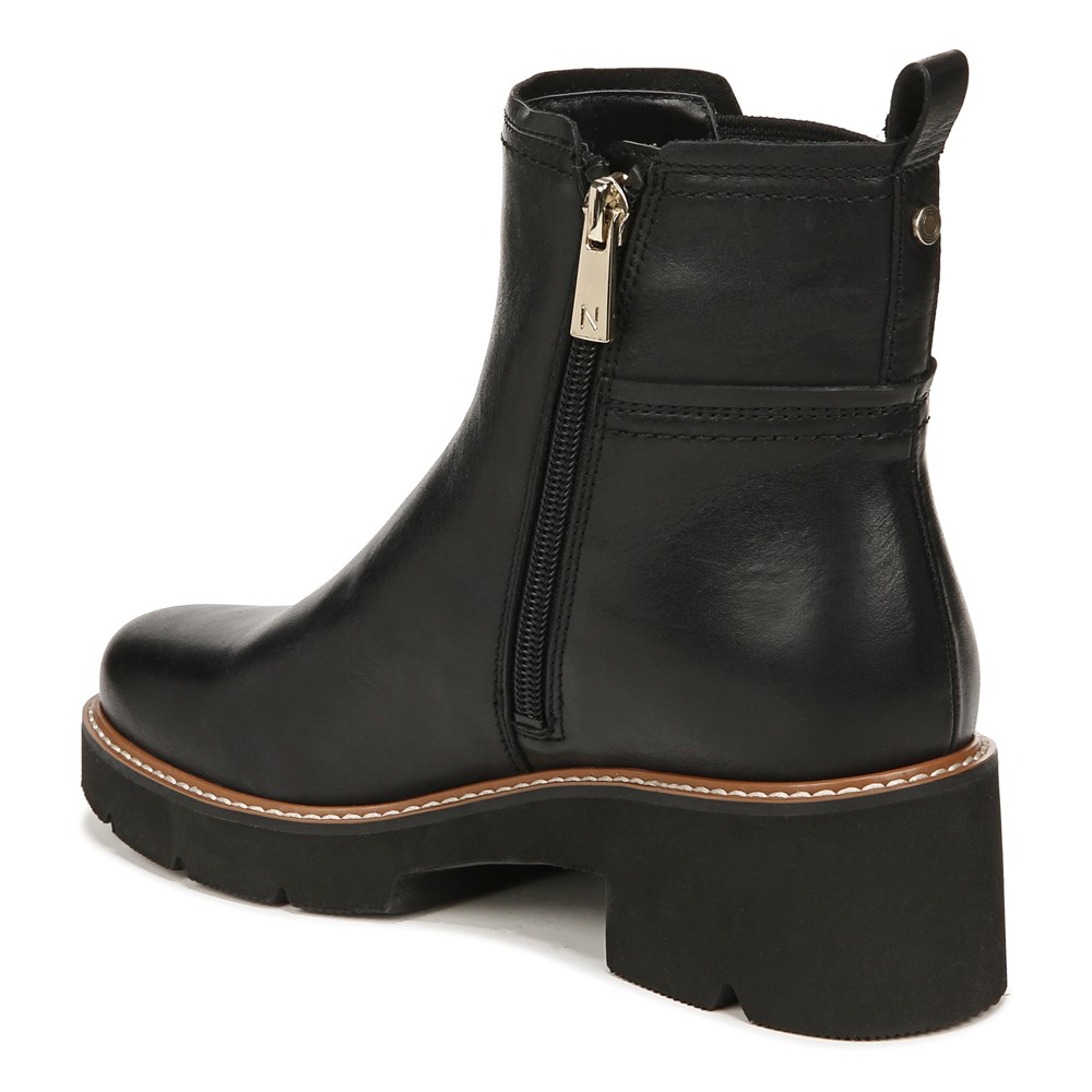 Naturalizer Darry Bootie - Black Leather Naturalizer Darry Bootie - Black Leather