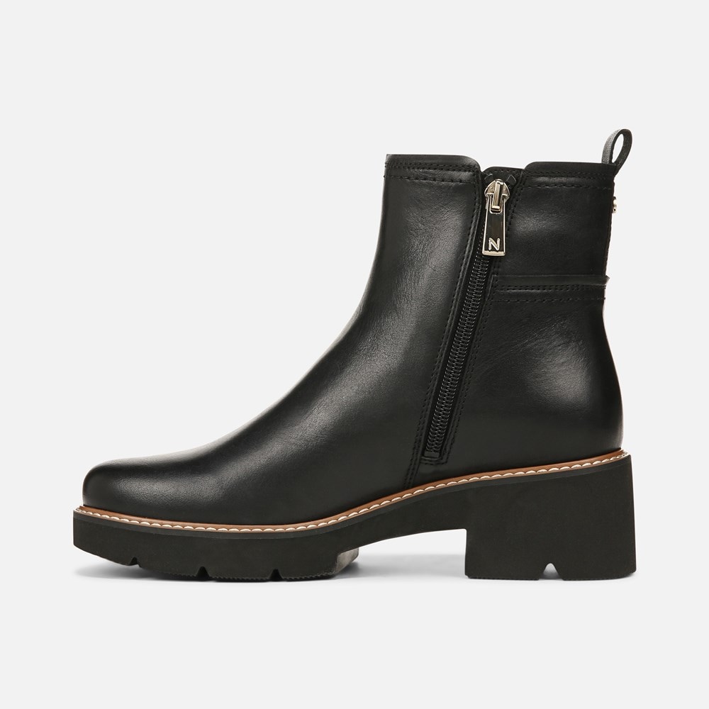 Naturalizer Darry Bootie - Black Leather Naturalizer Darry Bootie - Black Leather