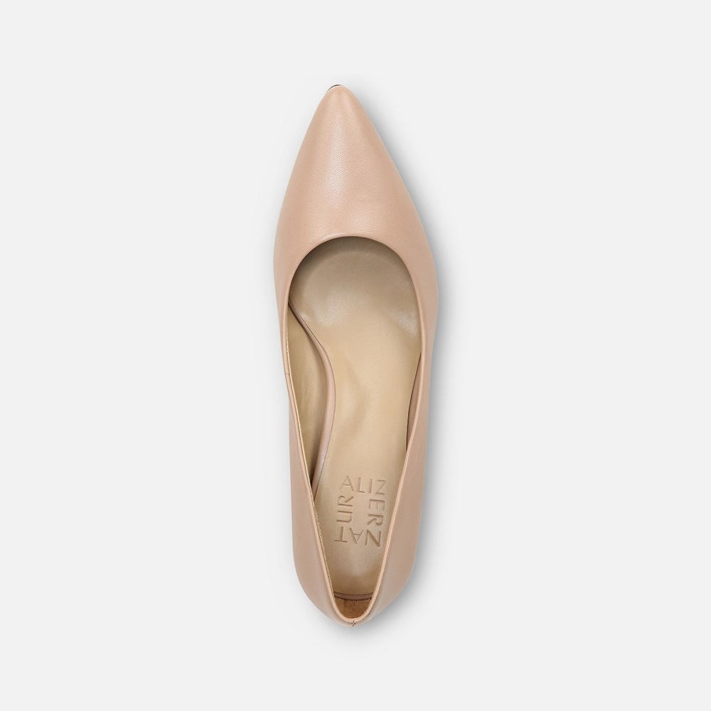 Naturalizer Everly Pump - Crème Brulee Leather Naturalizer Everly Pump - Crème Brulee Leather