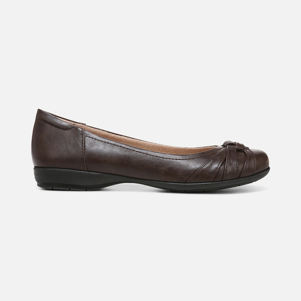 Naturalizer SOUL Gift Flat - Brown Synthetic Naturalizer SOUL Gift Flat - Brown Synthetic