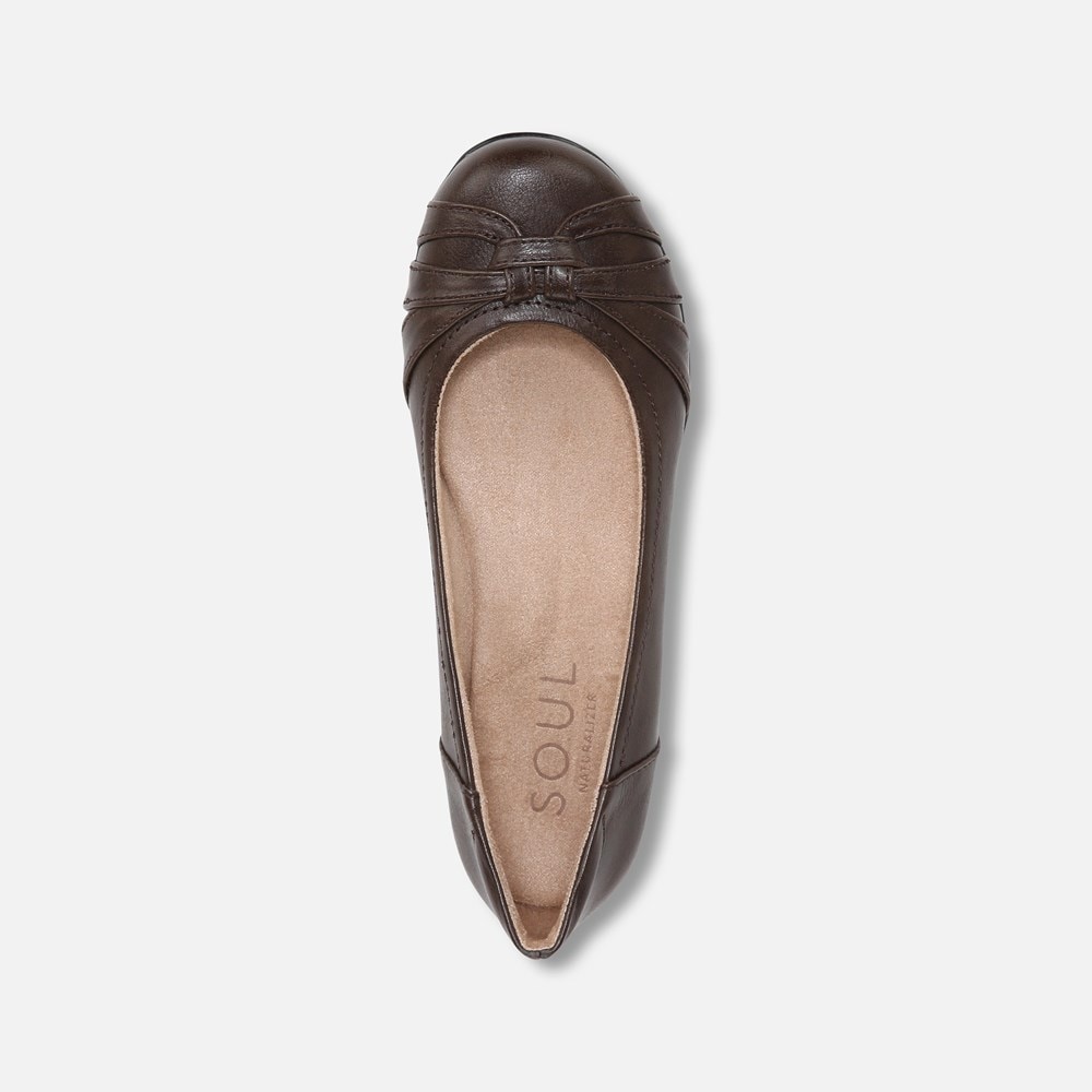 Naturalizer SOUL Gift Flat - Brown Synthetic Naturalizer SOUL Gift Flat - Brown Synthetic