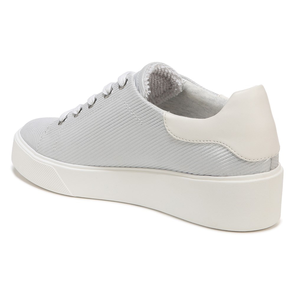 Naturalizer Morrison 2.0 Lace Up Sneaker - Silver Leather Naturalizer Morrison 2.0 Lace Up Sneaker - Silver Leather