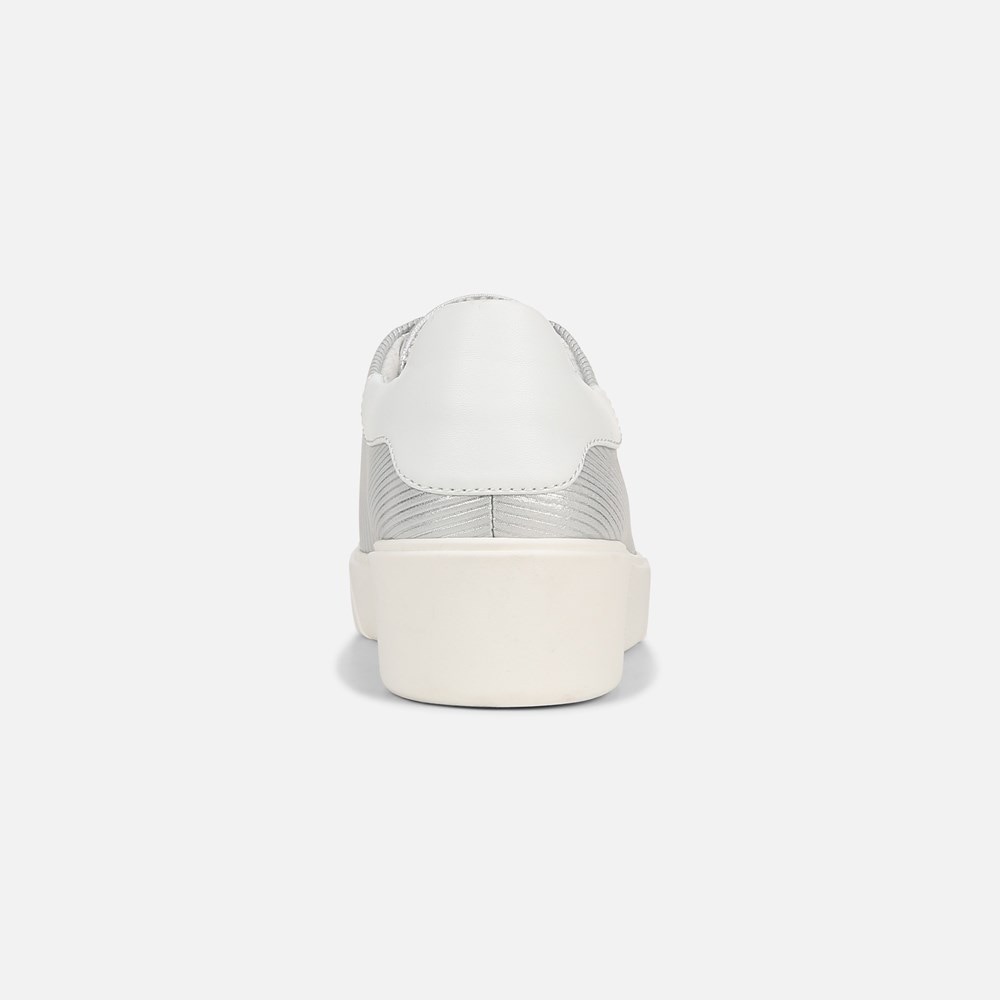 Naturalizer Morrison 2.0 Lace Up Sneaker - Silver Leather Naturalizer Morrison 2.0 Lace Up Sneaker - Silver Leather