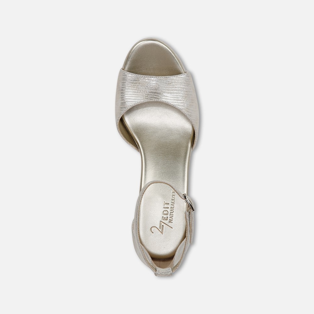 Naturalizer 27 Edit Delphie Dress Sandal - Warm Silver Leather Naturalizer 27 Edit Delphie Dress Sandal - Warm Silver Leather
