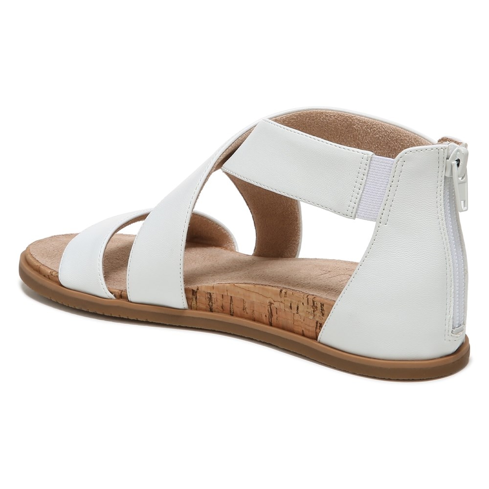 Naturalizer SOUL Cindi Sandal - White Synthetic Naturalizer SOUL Cindi Sandal - White Synthetic