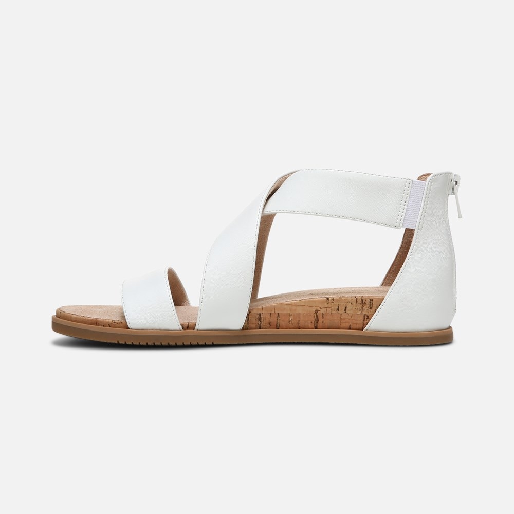 Naturalizer SOUL Cindi Sandal - White Synthetic Naturalizer SOUL Cindi Sandal - White Synthetic