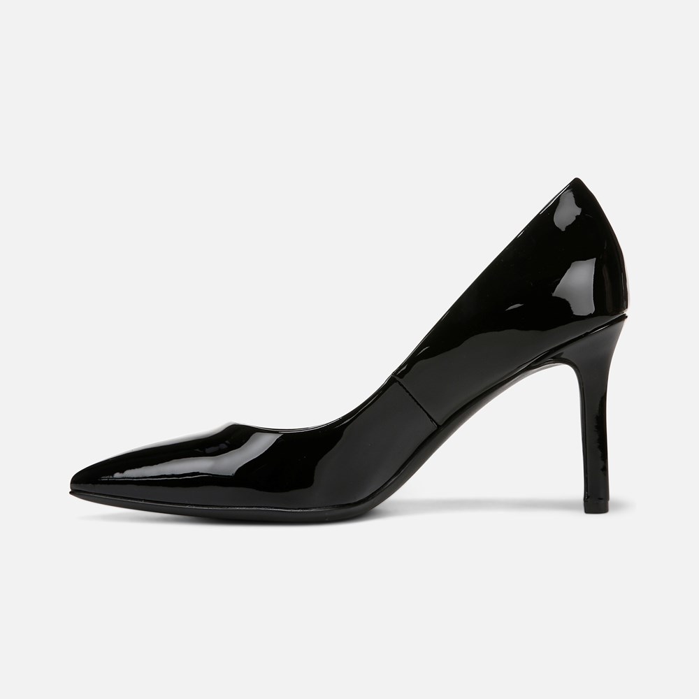 Naturalizer Anna Pump - Black Patent Faux Leather Naturalizer Anna Pump - Black Patent Faux Leather