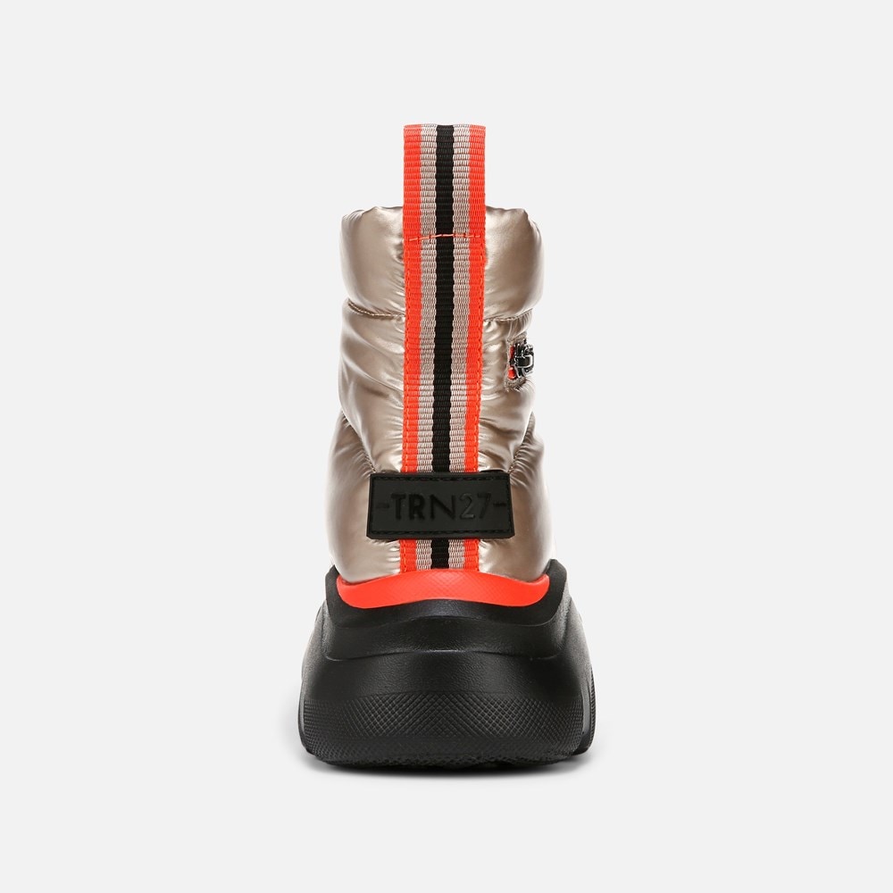 Naturalizer Think Royln Shadow-Dancer Water Repellent Bootie - Cashmere High Shine Nylon Naturalizer Think Royln Shadow-Dancer Water Repellent Bootie - Cashmere High Shine Nylon