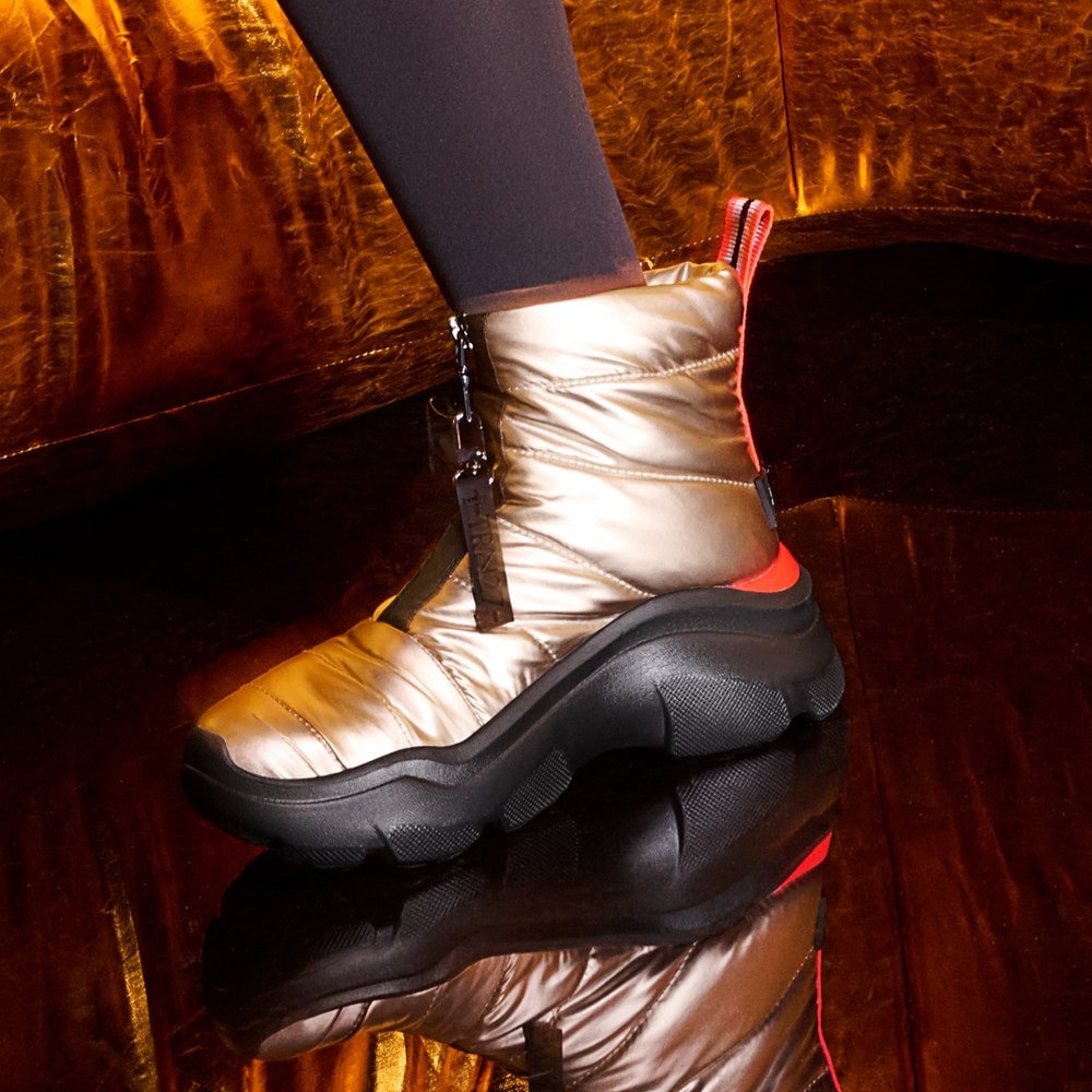 Naturalizer Think Royln Shadow-Dancer Water Repellent Bootie - Cashmere High Shine Nylon Naturalizer Think Royln Shadow-Dancer Water Repellent Bootie - Cashmere High Shine Nylon