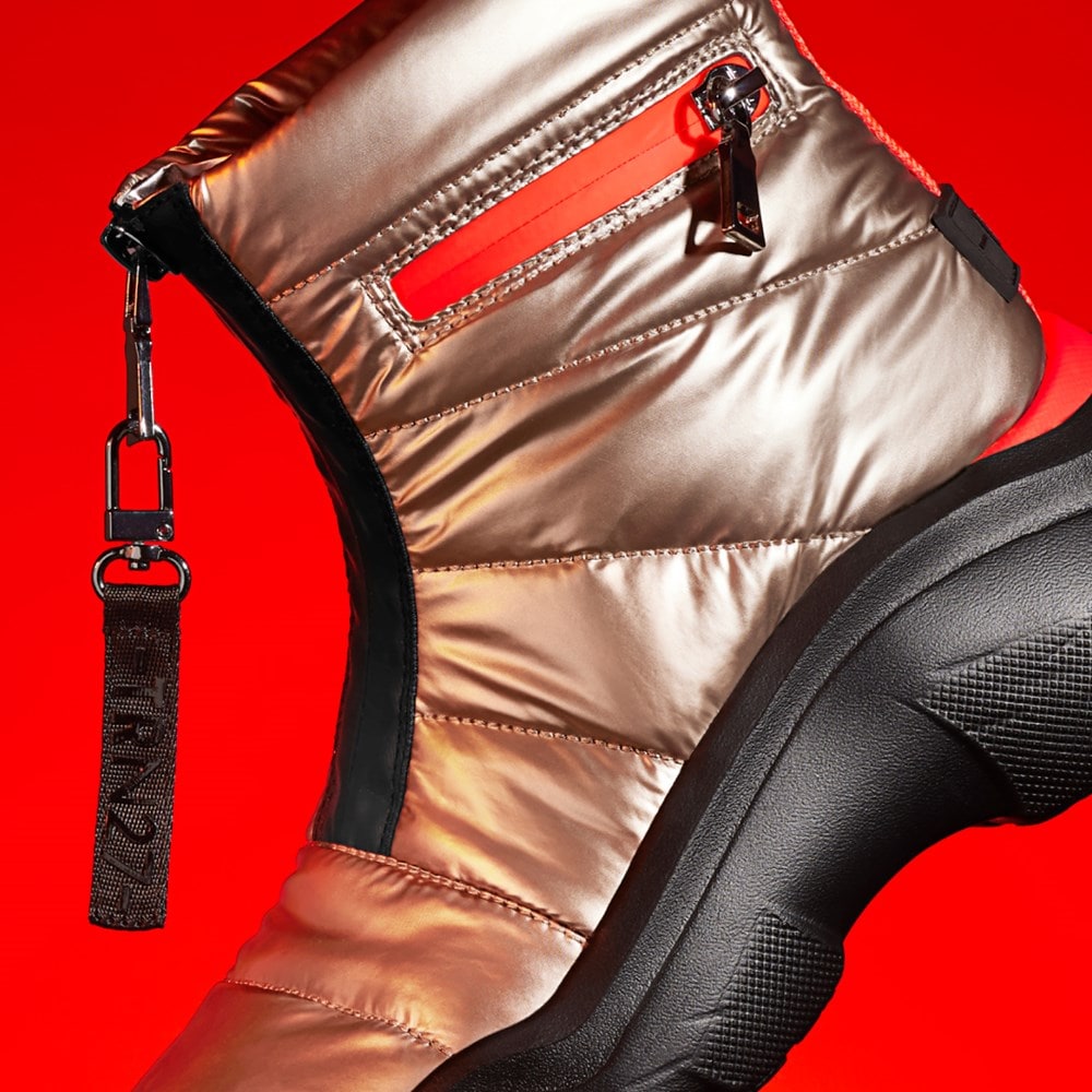 Naturalizer Think Royln Shadow-Dancer Water Repellent Bootie - Cashmere High Shine Nylon Naturalizer Think Royln Shadow-Dancer Water Repellent Bootie - Cashmere High Shine Nylon