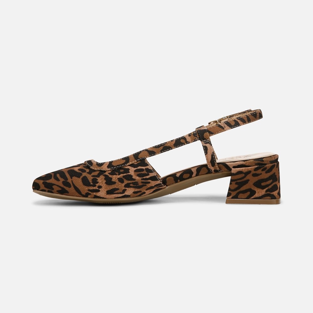 Naturalizer Harper Slingback - Leopard Print Fabric Naturalizer Harper Slingback - Leopard Print Fabric