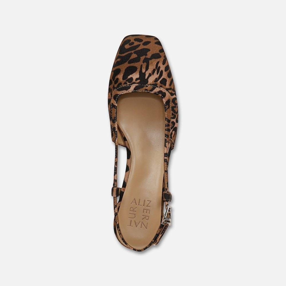Naturalizer Harper Slingback - Leopard Print Fabric Naturalizer Harper Slingback - Leopard Print Fabric
