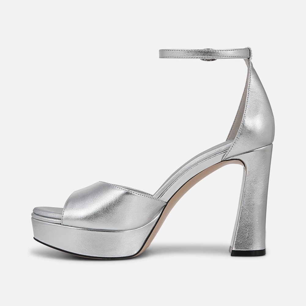 Naturalizer 27 Edit Delphie Dress Sandal - Silver Leather Naturalizer 27 Edit Delphie Dress Sandal - Silver Leather