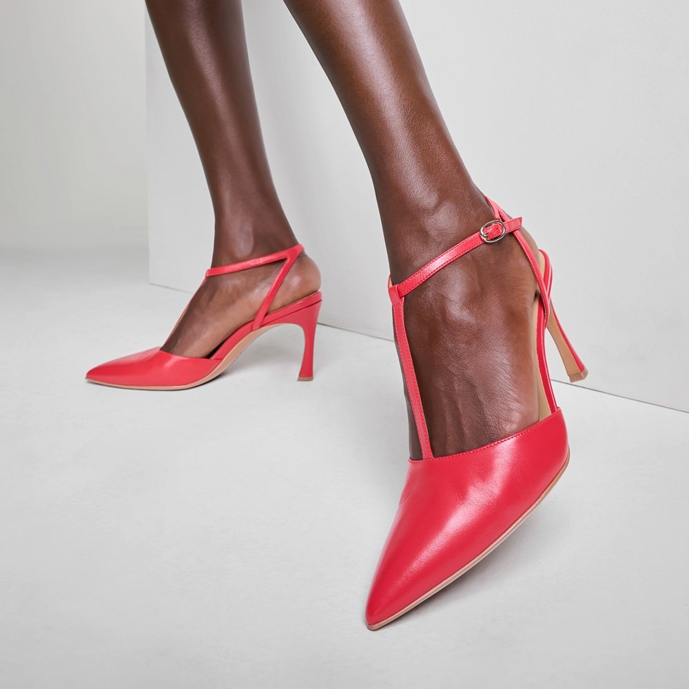 Naturalizer Astrid Pump - Crantini Red Leather Naturalizer Astrid Pump - Crantini Red Leather