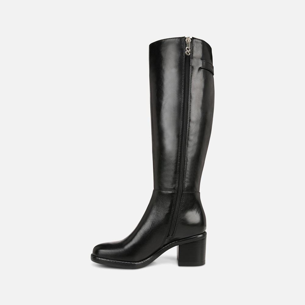 Naturalizer Fannie Knee High Boot - Black Leather