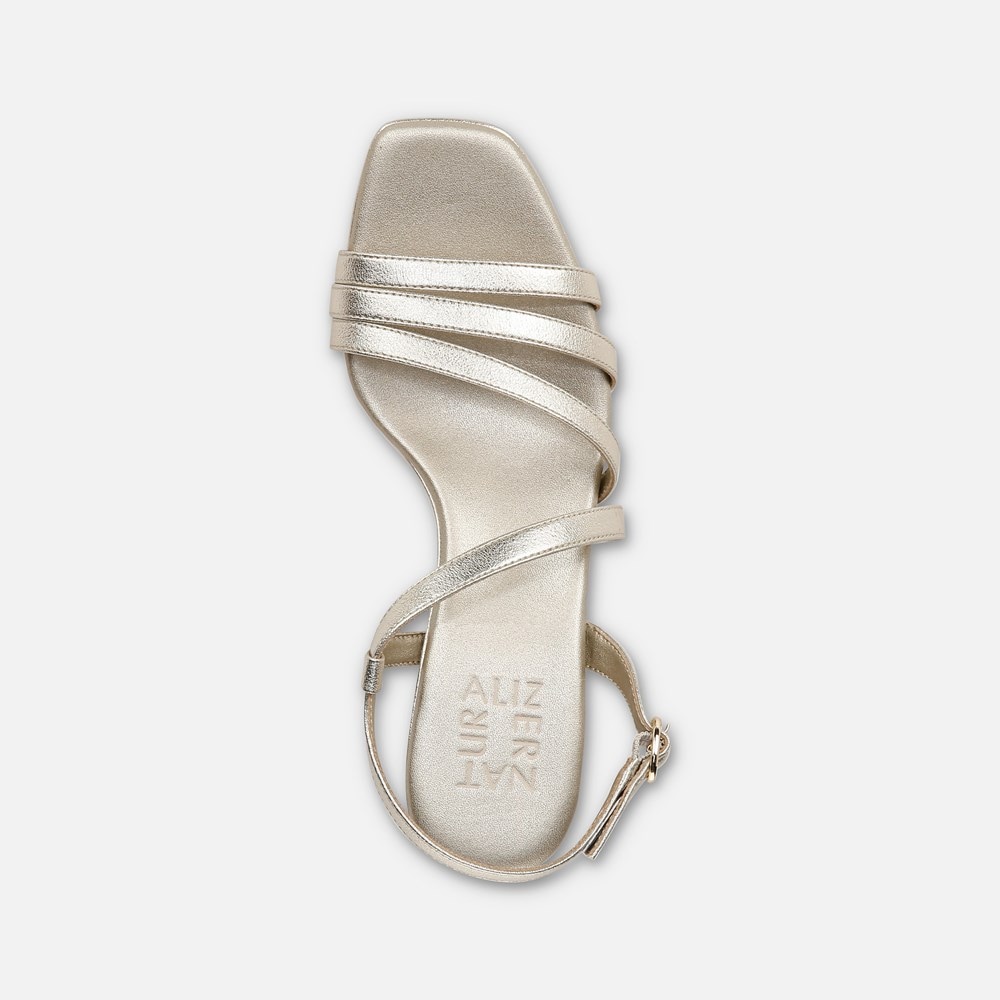 Naturalizer Galaxy Dress Sandal - Champagne Faux Leather Naturalizer Galaxy Dress Sandal - Champagne Faux Leather