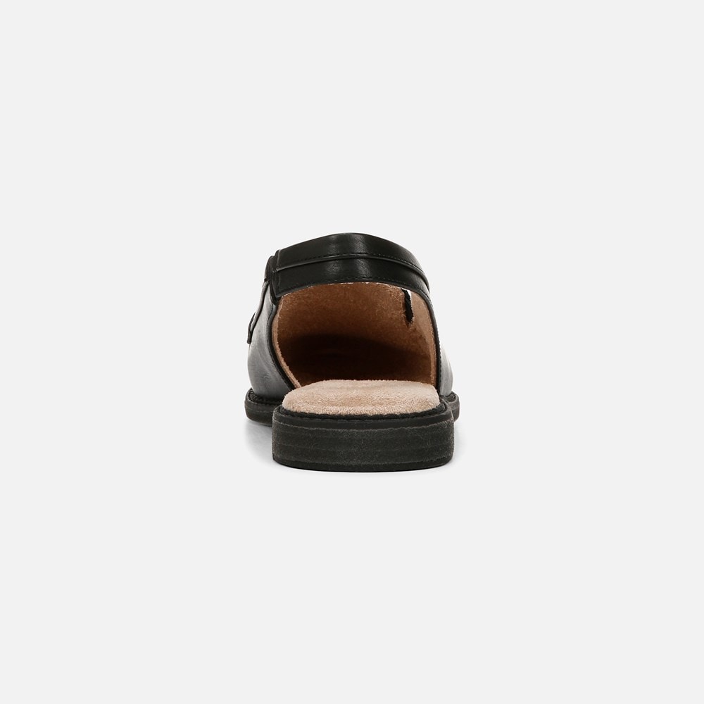 Naturalizer SOUL Yeah Slingback Loafer - Black Faux Leather Naturalizer SOUL Yeah Slingback Loafer - Black Faux Leather