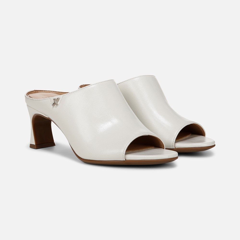Naturalizer Imogen Dress Sandal - Warm White Faux Leather