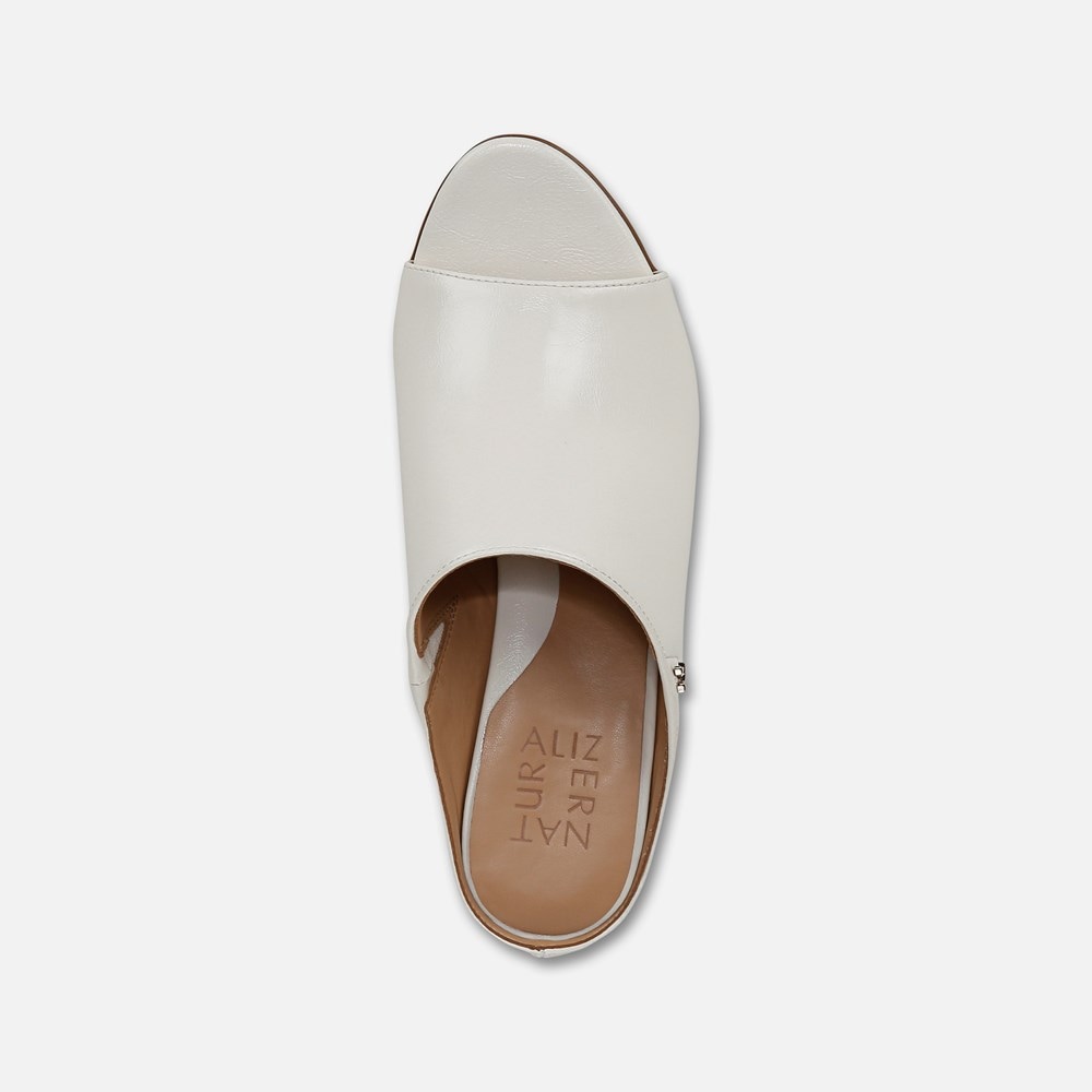 Naturalizer Imogen Dress Sandal - Warm White Faux Leather