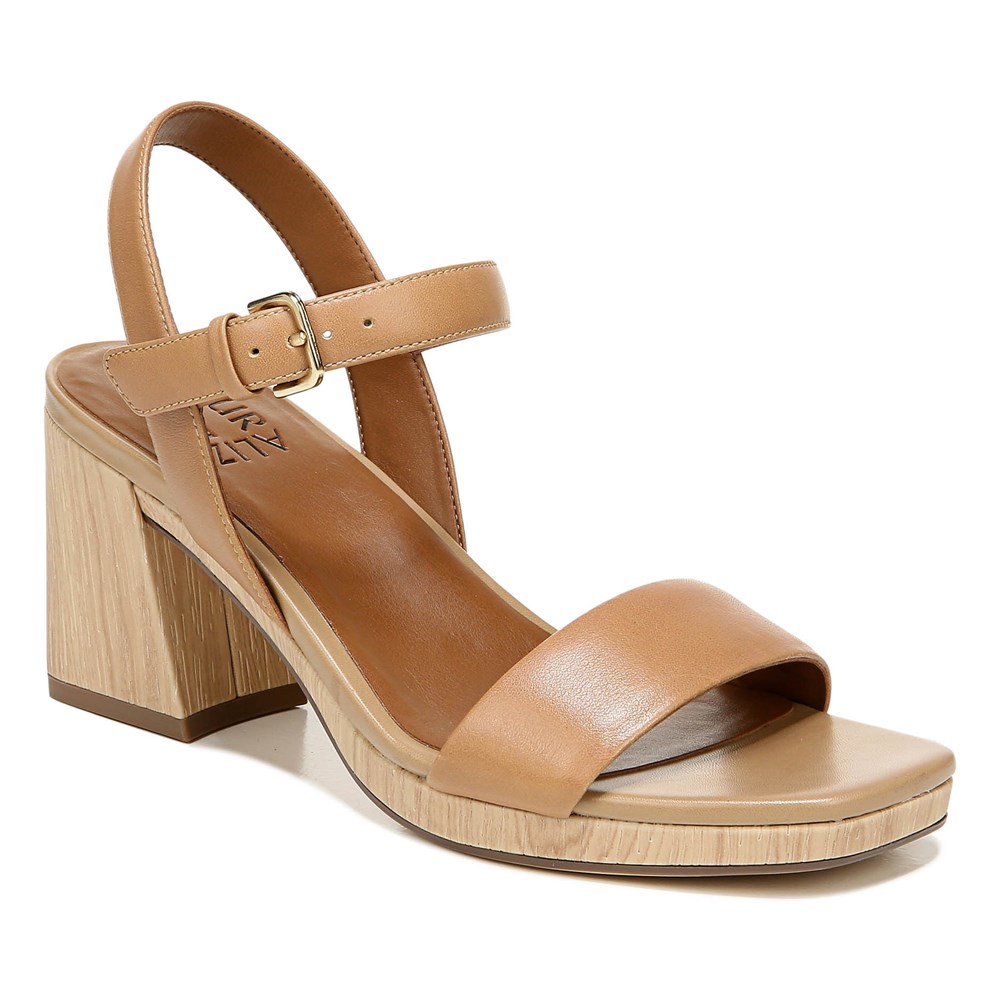 Naturalizer Rose Dress Sandal - Bamboo Tan Leather