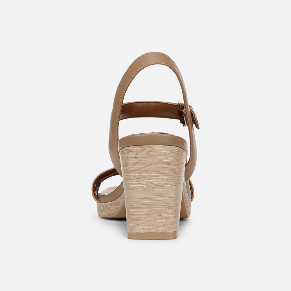 Naturalizer Rose Dress Sandal - Bamboo Tan Leather