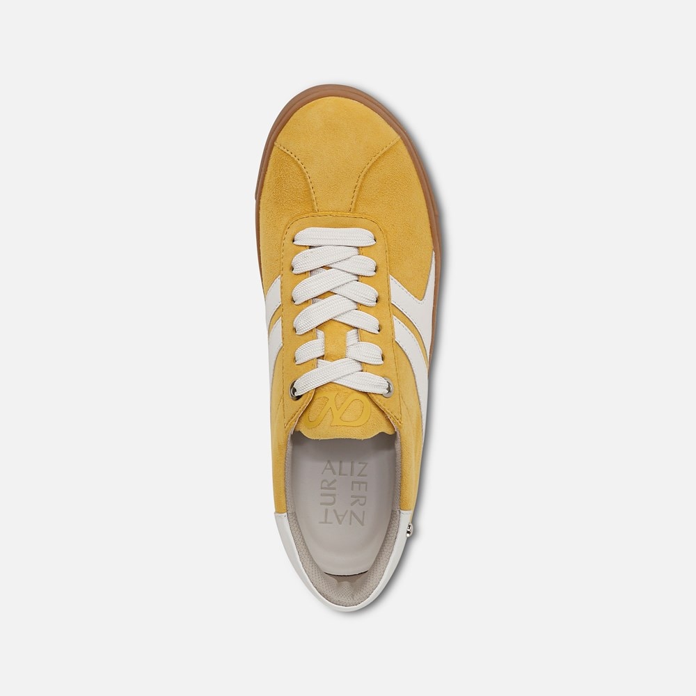 Naturalizer Medina Lace Up Sneaker - Spicy Yellow Nubuck Naturalizer Medina Lace Up Sneaker - Spicy Yellow Nubuck