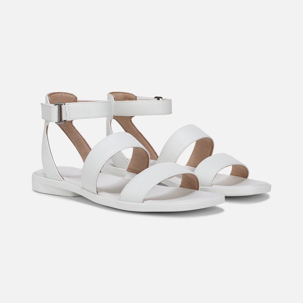 Naturalizer SOUL Fiesta Strappy Sandal - White Faux Leather Naturalizer SOUL Fiesta Strappy Sandal - White Faux Leather
