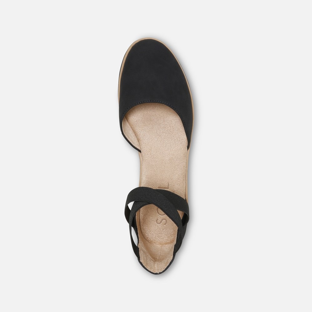 Naturalizer SOUL Intro Flat - Black Synthetic Naturalizer SOUL Intro Flat - Black Synthetic
