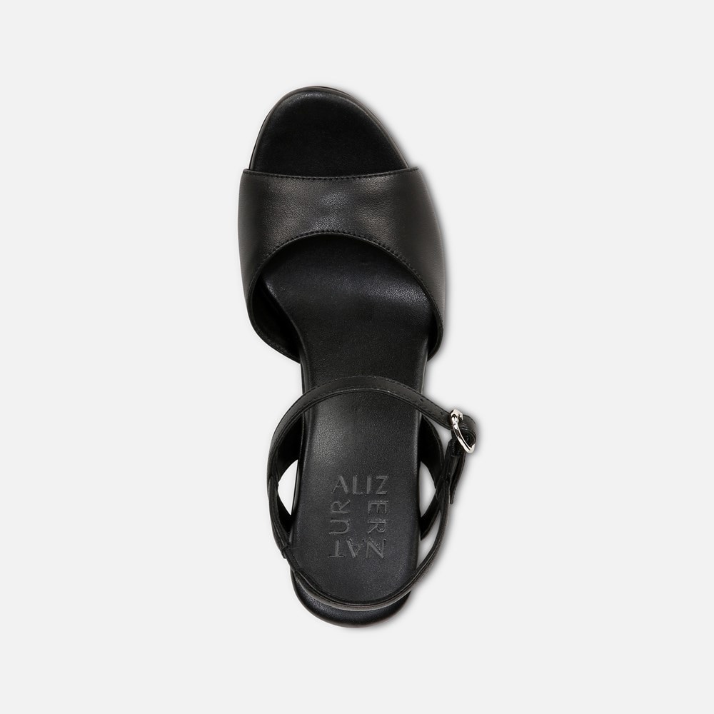 Naturalizer Lala Dress Sandal - Black Leather Naturalizer Lala Dress Sandal - Black Leather